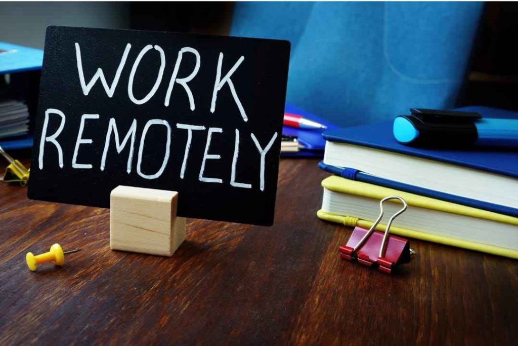 work from home morning routine